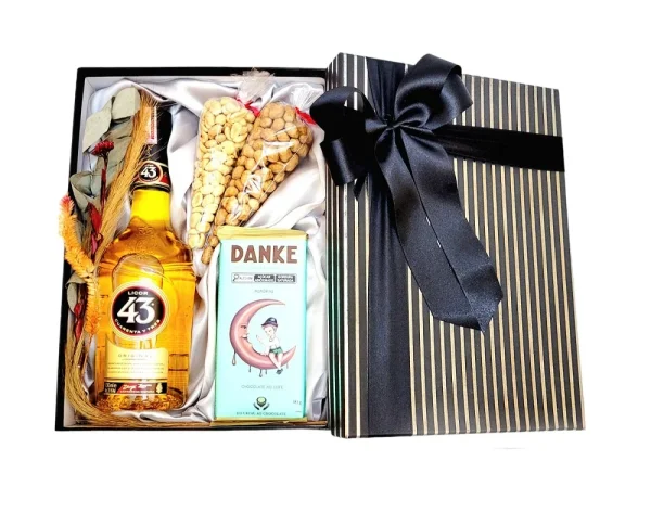 Cesta com Licor 43