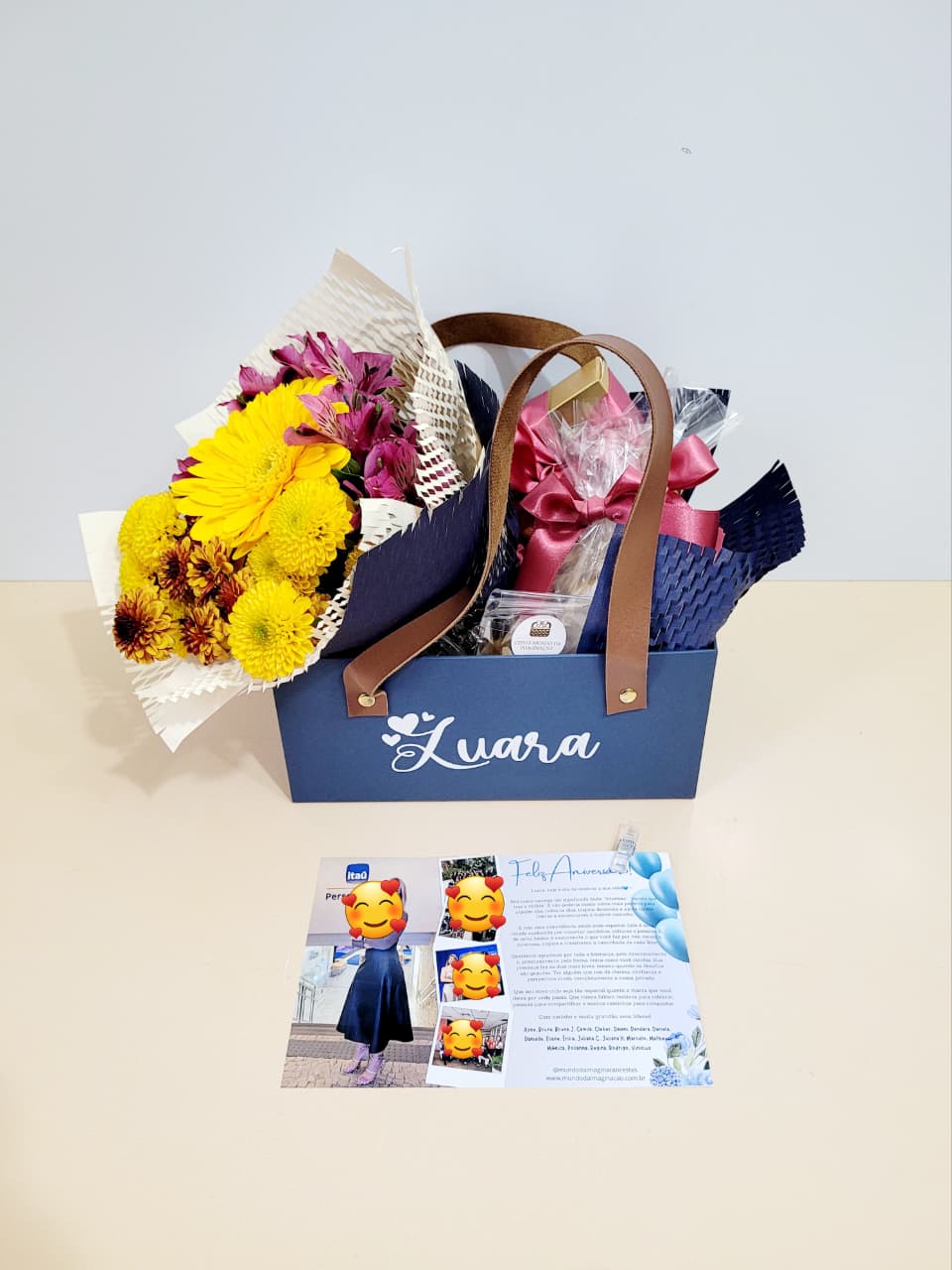 Box c/ Xícara e Flores - Imagem 2