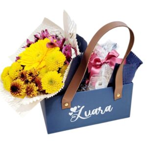 Box c/ Xícara e Flores