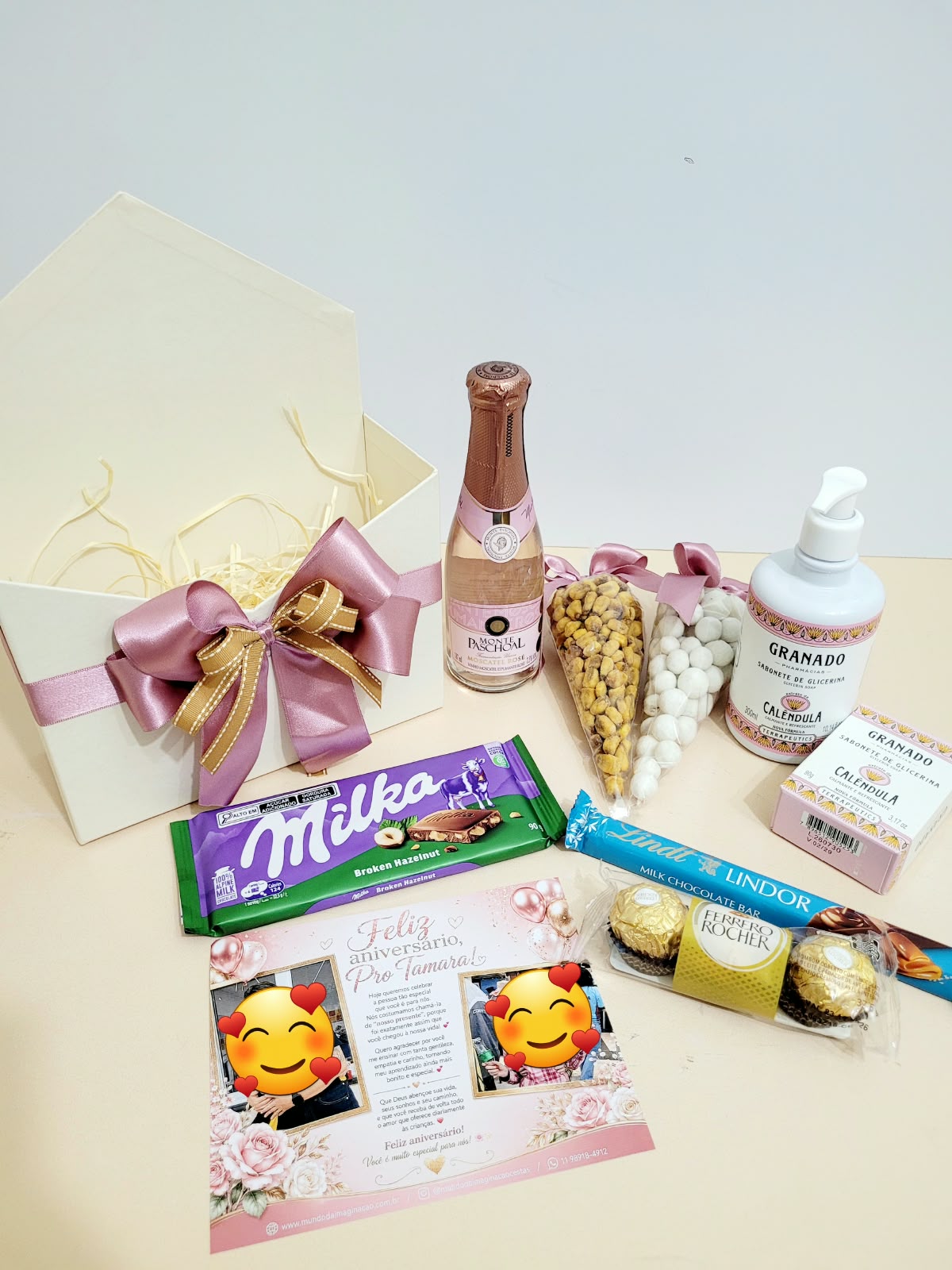 Caixa Envelope com Espumante & Granado - Imagem 2